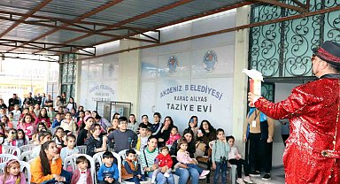 Akdeniz Belediyesinden depremzede çocuklara özel moral etkinliği
