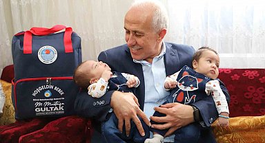 Akdeniz'de 5 bin 352 aileye 'Hoş Geldin Bebek' çantası ulaştı