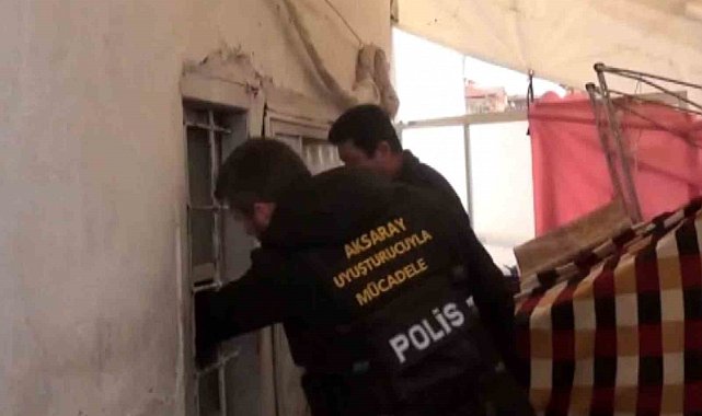 Aksaray'da 21 adrese şafak operasyonu: 14 tutuklama