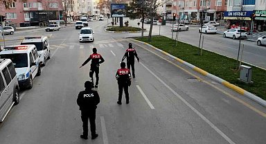Aksaray'da dron destekli "Türkiye Huzur Güven" uygulaması