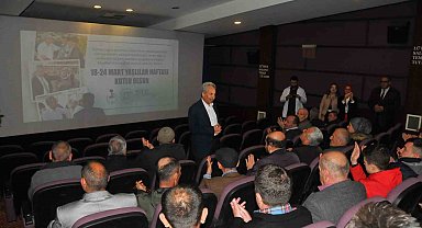Akşehir'de yaşlıların sinema keyfi