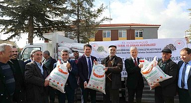 Alpu'da nohut üreticilerine yüzde 50 hibeli tohum desteği