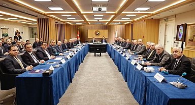 Bakan Nebati, TOBB yönetimiyle bir araya geldi