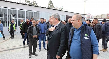 Başkan Altun Elbistan'da İncelemelerde Bulundu