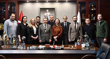 Başkan Ataç jeofizik mühendisleri ile görüş alışverişinde bulundu