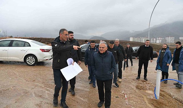 Başkan Büyükkılıç'tan Elbistan'da Kurulacak Modern Kentte İnceleme