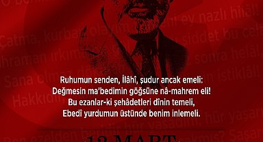 Başkan Erbaş'tan "İstiklal Marşı'nın Kabulü ve Mehmet Akif Ersoy'u Anma Günü" mesajı