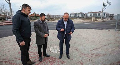 Başkan Kavuş, Meram'ın yeni caddelerinde incelemelerde bulundu
