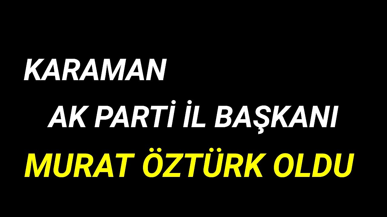 BAŞKAN ÖZTÜRK HAYIRLI OLSUN
