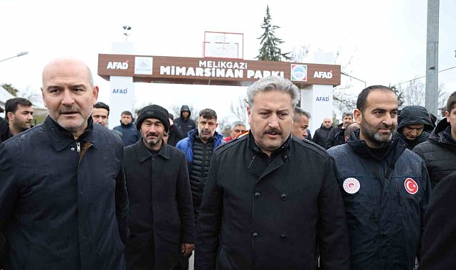 Başkan Palancıoğlu, Bakan Soylu ile Çarşıda İnceleme Yaptı