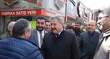 Başkan Palancıoğlu'ndan esnaf ziyareti