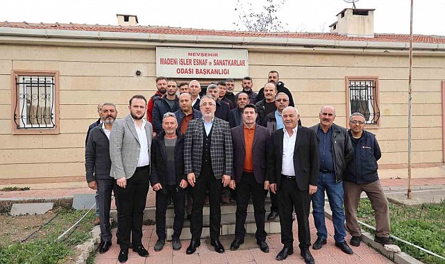 Başkan Savran, Madeni İşler Esnaf Ve Sanatkarlar Odası'nı ziyaret etti