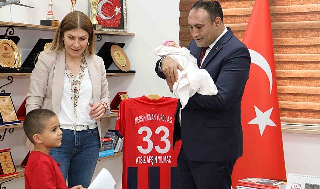 Başkan Yılmaz, Gaye İlay bebekle buluştu