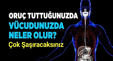 Bir ay (Ramazan) boyunca oruç tutulduğunda vücutta neler olur?