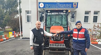 Çalınan traktör Konya'da bulundu