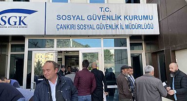 Çankırı'da vatandaşlar EYT başvurusu için soluğu SGK'da aldı