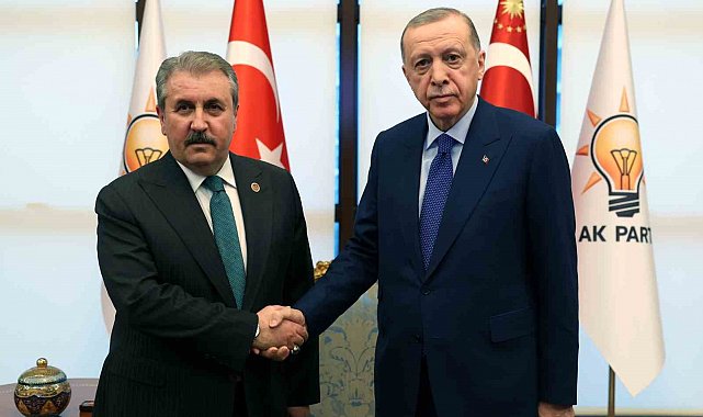 Cumhurbaşkanı Erdoğan, BBP Genel Başkanı Destici'yi kabul etti