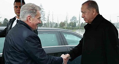 Cumhurbaşkanı Erdoğan, Finlandiya Cumhurbaşkanı Sauli Niinistö 'yü resmi törenle karşıladı