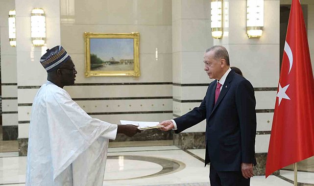 Cumhurbaşkanı Erdoğan, Gambiya Büyükelçisi Conteh'i kabul etti