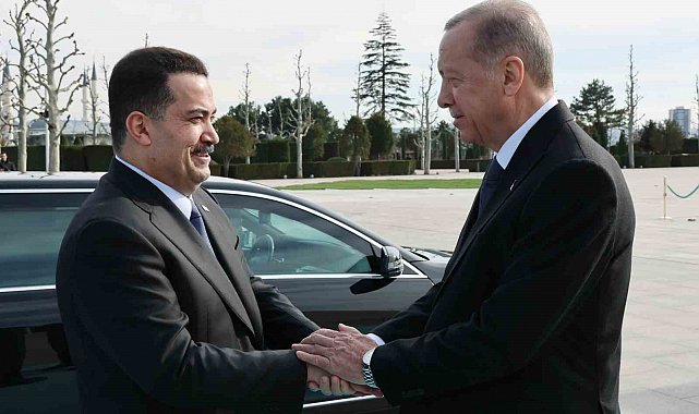 Cumhurbaşkanı Erdoğan, Irak Başbakanı es-Sudani'yi resmi törenle karşıladı