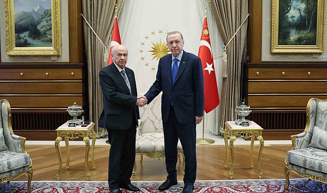 Cumhurbaşkanı Erdoğan, MHP Genel Başkanı Bahçeli ile görüştü