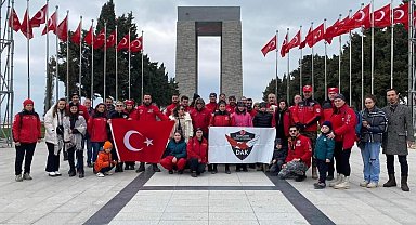 DAK ekibi Gelibolu'da şehitleri andı