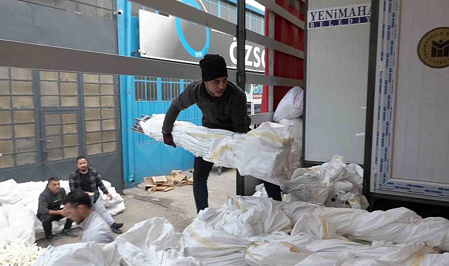 Deprem bölgelerine Yenimahalle desteği sürüyor