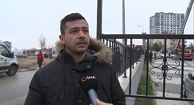 Elektrik arızasından çıkan yangında 14 kişi dumandan etkilendi