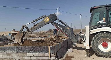 Ereğli Belediyesi depremde hasar gören evin yenisini yapıyor