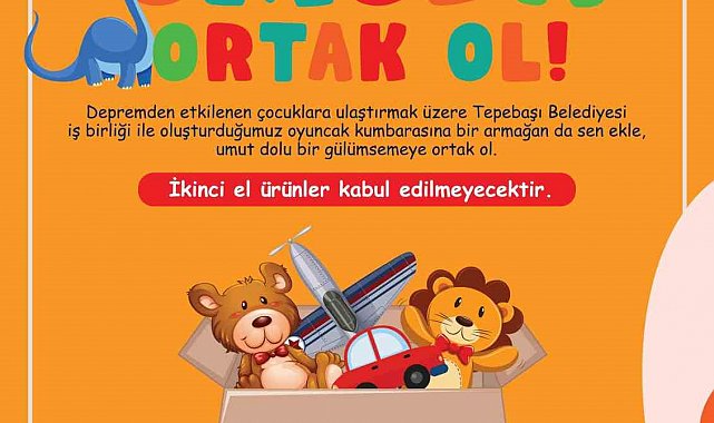 Espark AVM'den depremzede çocuklar için oyuncak kampanyası