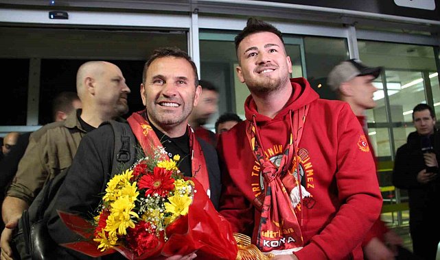 Galatasaray kafilesi Konya'ya geldi