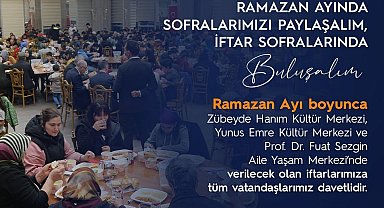Gölbaşı Belediyesi iftar sofrası buluşmaları başlıyor