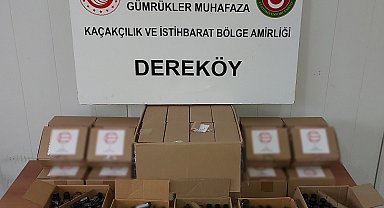 Gümrük muhafaza ekipleri 450 bin liralık uçucu yağ ele geçirdi