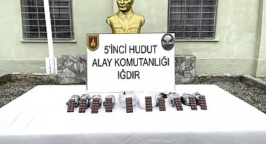 Hudut Kartalları sınır güvenliğinde taviz vermiyor: Çok sayıda mühimmat ele geçirildi