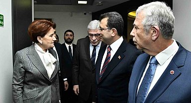 İBB Başkanı İmamoğlu ve ABB Başkanı Yavaş, İYİ Parti Genel Başkanı Akşener'i ziyaret etti