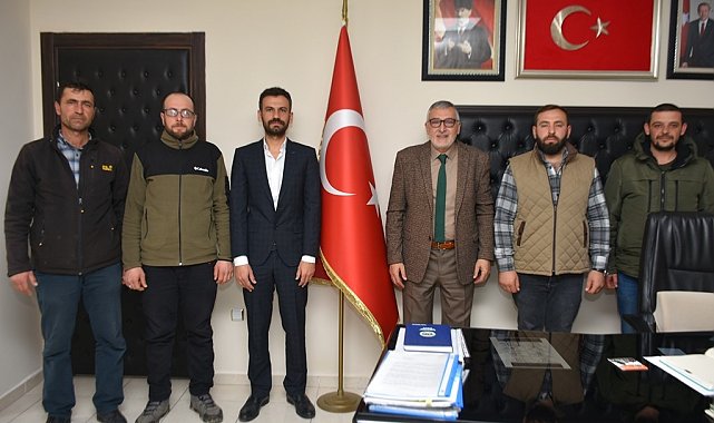 İnönü Ziraat Odası Başkanı Küçükçiftçi, Başkan Bozkurt ile bir araya geldi