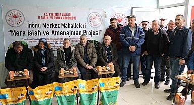 İnönü'de 582 dekar mera alanı ıslah ediliyor