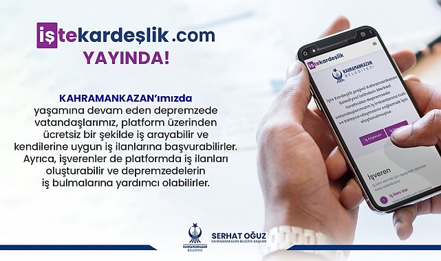İşte kardeşlik yayında