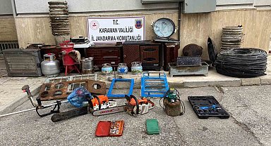 Karaman'da aile görüntüsü vererek hırsızlık yapan 4 kişi yakalandı