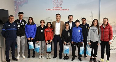 Karamanlı sporcular Bursa'dan madalyalarla döndü
