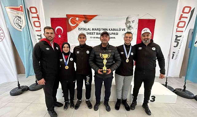 Karatay'ın atıcılık takımından Türkiye 1.'liği