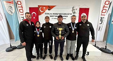 Karatay'ın atıcılık takımından Türkiye 1.'liği