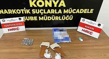Kargoyla gelen terlikten kokain çıktı
