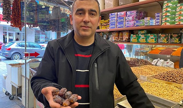 Kayseri'de Ramazan'da hurma satışları arttı