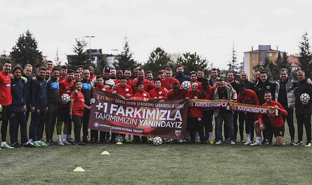 Kayserispor'dan anlamlı ağırlama