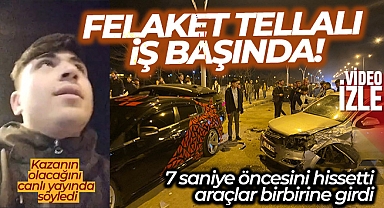 Kazanın olacağını canlı yayında söyledi, ölümden kıl payı kurtuldu