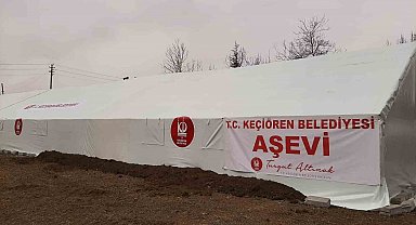 Keçiören Belediyesi deprem bölgelerine iftar çadırı kurdu