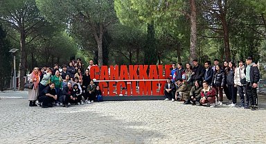 Keçiörenli gençler Çanakkale'de
