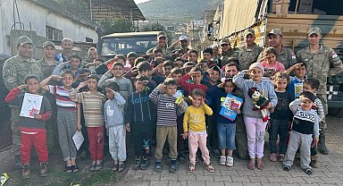 KKTC Afet Yardım Görev Birliği Hatay'da yardıma devam ediyor