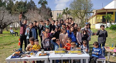 Konukevinde kalan çocuklar hem eğlendi hem öğrendi